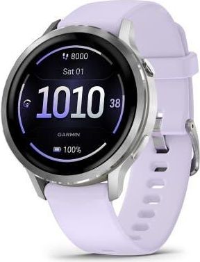 Garmin Venu 4 Smartwatch 41mm in Periwinkle Silicone Band at Nordstrom