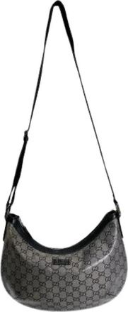 Gucci Pre-owned GG Crystal Schoudertas - Dames - Vintage Schoudertas - Zwart - ONE Size - Vintage