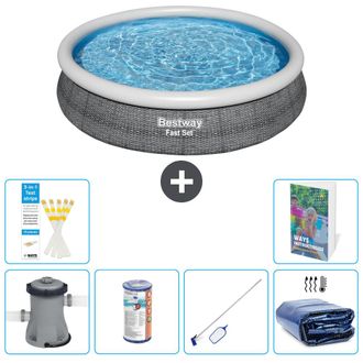 Bestway Piscina Bestway Fast Set Redonda - 366x76 Cm - 7-piezas S194