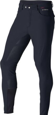 B Vertigo Mens Thermo Silicone Full Seat Breech Pants In Dark Navy