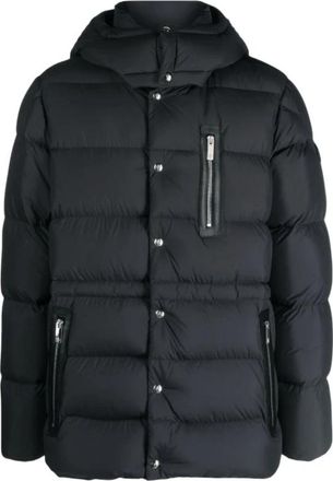 Moncler Jas met Afneembare Capuchon - Heren - Gewatteerde jassen - Zwart - 3XL - Polyester - Jassen