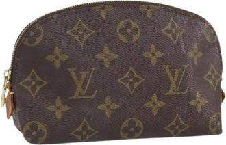 Louis Vuitton Pre-owned Mini Bags, female, Brown, Size: ONE SIZE Pre-owned Canvas Mini Pouch
