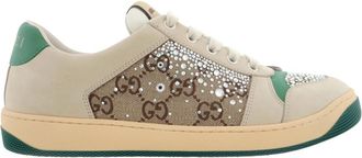 Gucci Gg Crystal Screener Sneakers, Brand Size 40 (US Size 10)