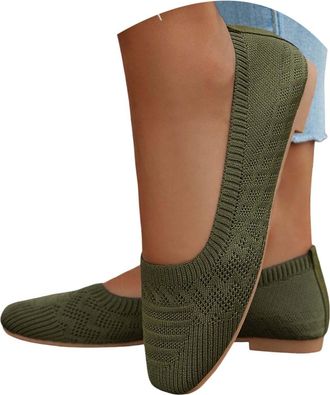 Generic Shoes Womens Without Laces, Flat Fashionable Trainers, Breathable Casual Shoes, Sports Wide Feet Slip On Sports Shoes, Loafers, Moccasins, Womens Shoe