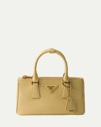 Prada Galleria Mini Saffiano Leather Top-Handle Bag