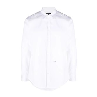 Dsquared2 Wit Overhemd voor Mannen - Heren - Zakelijke Overhemden - Wit - S - Overhemden