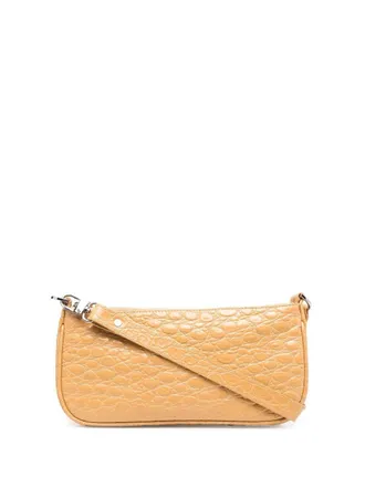 by FAR Rachel crocodile-print shoulder bag - women - Calf Leather/Cotton - OS - Neutrals