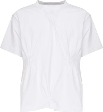Heliot Emil Witte Polos en T-shirts Petrichor Stijl - Heren - T-shirts - Wit - XL - Katoen - Tops
