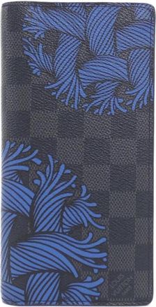 Louis Vuitton Damier Graphite Blue Graphite Coated Canvas Long Wallet (Bi-Fold) (Pre-Owned)
