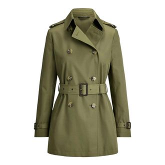 Ralph Lauren Dames, Mantels, Groen, Maat: M Katoen