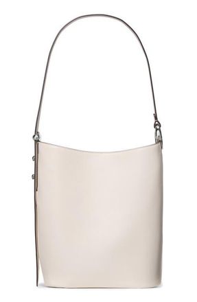Kate Spade New York halo fine grain leather bucket bag in Cream at Nordstrom