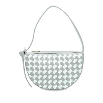 Bottega Veneta Tweedehands Mini Leer Intrecciato Sunrise Hobo