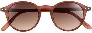 Izipizi Round Sunglasses in Mahogany at Nordstrom Rack