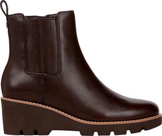 Vionic Aria Dark Brown Leather / Dark Brown Leather J0734L1200 Womens