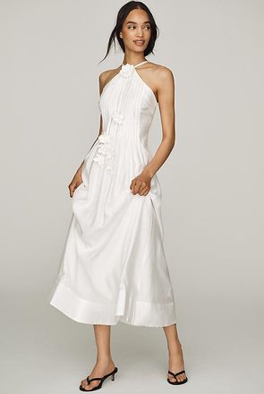 English Factory Crochet Halter Dress