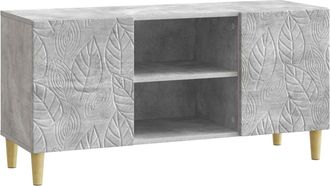 vidaXL Mueble De Tv 102 X 34,5 X 50 Cm Gris Hormig&oacute;n Vidaxl