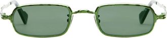 Kuboraum Mask Z18 HB - Hamburger Bahnhof - Dames - Zonnebrillen - Groen - ONE Size - Accessoires