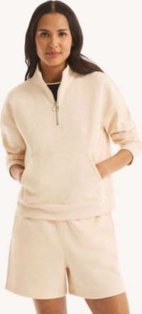 Nautica Womens Fleece Quarter-Zip