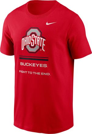 Nike Ohio State Sideline Nike Mens Dri-FIT College T-Shirt in Red | 02ET65NOH-ZK0