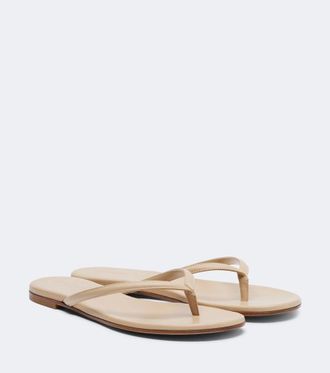 Gianvito Rossi Calypso leather thong sandals