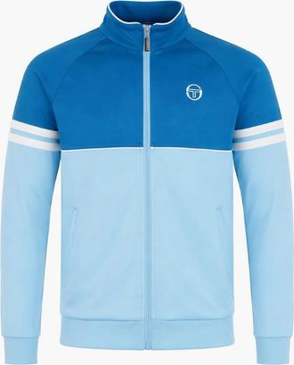 Sergio Tacchini Mens Sergio Tacchini Orion Track Top Jacket Mykonos Blue/Baltic Sea/Gardenia - Size: 38/Regular
