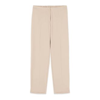 Oltre Broeken, Dames, Beige, XL, Straight Broeken