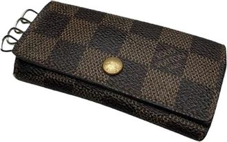 Louis Vuitton Pre-owned Accessories, female, Brown, Size: ONE SIZE Pre-owned Leather Key-Holder