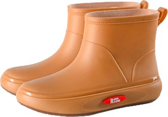 Generic Wellies For Women Slip Outdoor Casual Shoes For Hiking Camping Walking Comfortable Lightweight Low Heel Ladies Waterproof Fashion Short Rain Boots(Ora