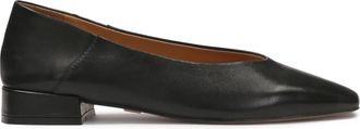 Kazar Platte pompen met verlengde neus - Dames - Pumps - Zwart - 41 EU - Leer - Schoenen