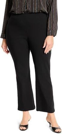 Nic+Zoe Wonderstretch Berkeley Bootcut Pants in Black Onyx at Nordstrom Rack, Size 16W