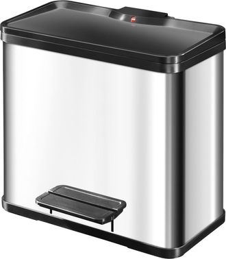 Hailo Colector De Residuos Ecol&oacute;gico Con Pedal Duo Plus L Capacidad