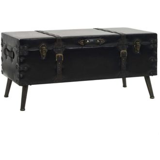vidaXL Tavolino da Salotto in mdf e Acciaio 102x51x48 cm - Vidaxl