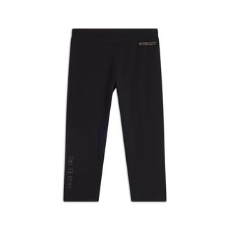 Freddy Leggings corsaro in jerey con logo perline