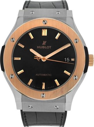 Hublot Pre-owned Hublot Classic Fusion Automatic Black Dial Mens Watch 1181.LR