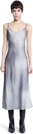 Acne Studios Printed Fluid Satin Slip dress