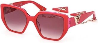 Guess Authentieke Bril met Topkwaliteit - Dames - Zonnebrillen - Roze - 55 MM - Accessoires