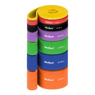 OEM Banda El&aacute;stica Tpe Power Band Pt-s7 De 4 A 82 Kg, Juego De 7 Bandas Tpe Rebel