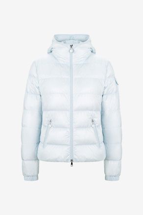 Moncler Leichte kurze Kapuzendaunenjacke Gles