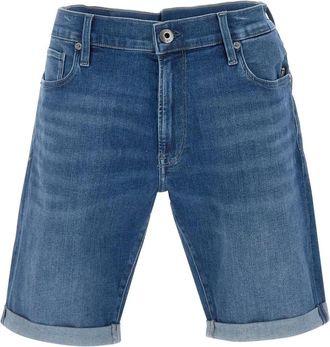 G-Star G-star, Denim Shorts, male, Blue, Size: W30 3301 Denim Slim Shorts
