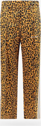 Palm Angels Pantalone in lino e cotone con stampa animalier - PALM ANGELS - gender_Man