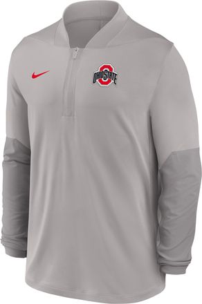 Nike Ohio State Nike Mens Dri-FIT College 1/2-Zip Top in Grey | 03BA0DPTOH-UCQ