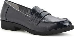 White Mountain Galah Penny Loafer in Navy/Patent at Nordstrom Rack, Size 6.5