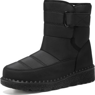 Generic Sobzia Women Waterproof Boots Winter Anti-Slip Ski Snowproof Warm Snowboots Winter Shoes for Men Trekking High Comfortable Walking Outdoor Thermaboots