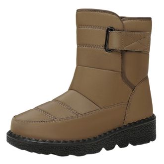 Generic Boots Men Women Classic Boots Winter Warm Lined Ankle Boots Short Shaft Booties Non-Slip Winter Boots Casual Shoes Men High Performance Warm Boots Wea