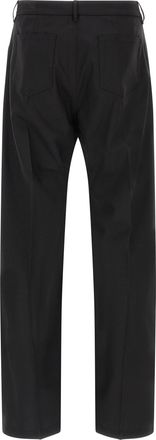 Rick Owens Mens Black Wool Jeans Denim Clothing