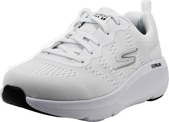 Skechers Womens GO Elevate Road Running Shoe, White Textile/Trim, 4 UK