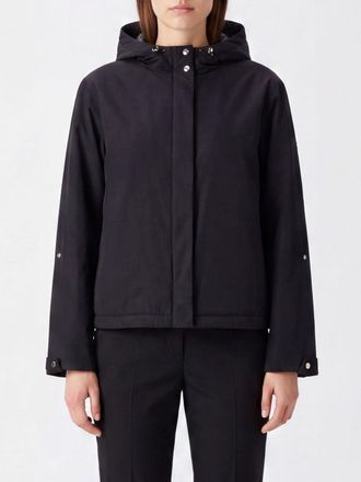 Herno Hooded Technical Fabric Cropped Windbreaker Jacket