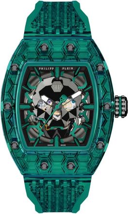 Philipp Plein Crypto King Atomic Emerald Watch - Heren - Horloges - Groen - ONE Size - Accessoires