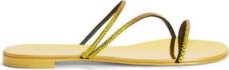 Giuseppe Zanotti Sandali con decorazione - Giallo