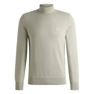 HUGO BOSS Heren, Truien, Beige, Maat: 2XL Katoen